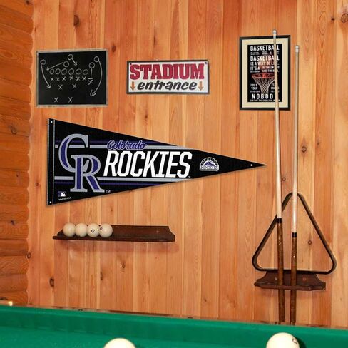 Colorado Rockies Pennant Banner and Wall Tack Pads in Saudi Arabia