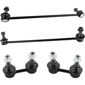 4Pcs Suspension Kit Front & Rear Sway Bar Links Kit Stabilizer Bar Links Left Driver & Right Passenger Fit For BMW X5 2000 2001 2002 2003 2004 2005 2006 Replace# K80451 K80452 K80454