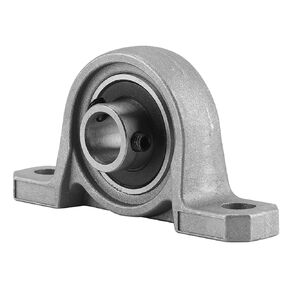 KP000 1PC Bore Diameter Ball, Bore Diameter Ball Bearing Zinc Alloy Vertical Bearing Bearing Pillow Block ID 10mm Fixed Hole Diameter 7mm Zinc Alloy Body Two Bolt Housing with