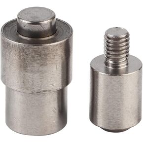 Eyelet Buckle Dies, Hand Press Machine Setter Puncher Grommet Die Manual Installation Tool Hand Fastened for Leather Craft Clothing Fabric Holepunch 2PCS(10.0mm)