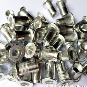 50 Pcs of M8 Threaded Aluminum Rivet Nut Rivnut Insert Nutsert 8mm Al0008