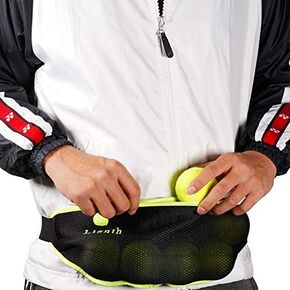 Tennis Ball Band for Holding Tennis Balls and Pickleballs Running Waist Bag for Women Men Kids…