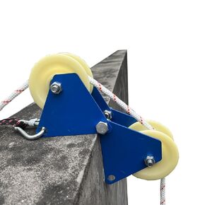 نظام بكرة الكتلة والمعالجة، نظام بكرة للرفع، بكرة الرفع، بكرة متحركة ثقيلة