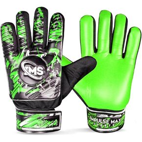 Premium Goalkeeper Gloves for Youth | Quality Latex Palm & Back Hand | Superior Grip, Impact Absorption, Comfort, and Durability