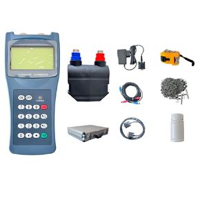 TDS-100H-M2 Ultrasonic Flow Meter Flowmeter Water Flowmeter with Medium Size M2 Clamp on Transducer for DN50-700mm Pipe