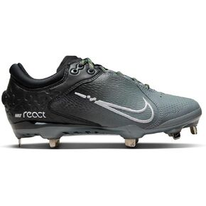 Nike Hyperdiamond 4 Elite Low Metal Softball Cleats SZ 9 Black | White
