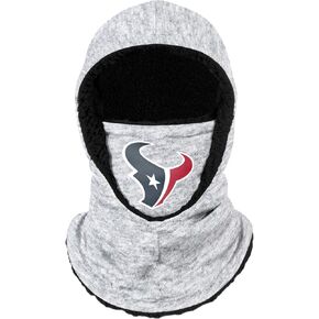 FOCO NFL unisex-child Heather Grey Big Logo Hooded Warm Fleece Lined Balaclava