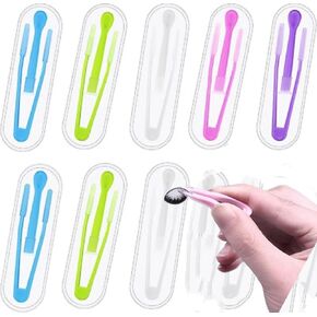 5Pcs Colorful Contact Lens Tool Case Set Remover and Inserter, Contact Applicator with Soft Tip, Suitable for Contact Lens User Practical Tools Contact Lens Care