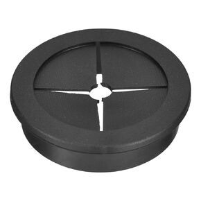 uxcell 1 Pcs Cable Cord Grommet, 1-3/4 Inch (45mm) Desk Grommet Flexible Rubber Grommets Wire Hole Cover Pass Through for Office Computer Desk Wire Organizer, Black