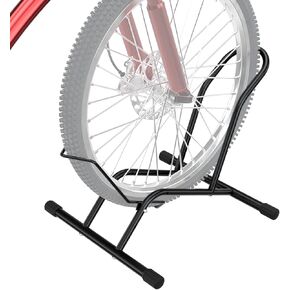 Bike Floor Stand, Bike Parking Rack, Adjustable Freestanding Bicycle Storage Stand for Indoor, Outdoor 16''-29" Wheel Stand