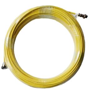 Sewer Camera Cable with Distance Counter,Replacement 5mm Rigid Cable 98.4FT for JQKJCAM Sewer Inspection Camera,Pipe Drain Camera Accessory（98.4FT/30M for 23mm)