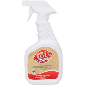 SimplexFloors Luxury Vinyl Floor Cleaner - Laminate, Vinyl Tile, Linoleum, All Vinyl Floors, Kid & Pet Safe, Unscented, Streak-free, Dries Fast, Daily Use, Made in USA, 34oz