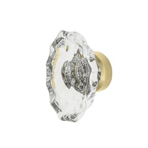 Nostalgic Warehouse Chateau Crystal 1 3/4" Cabinet Knob in Satin Brass