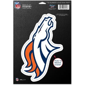 Win-craft, Inc Denver Broncos Magnet 6.25x9 Die Cut Logo Design
