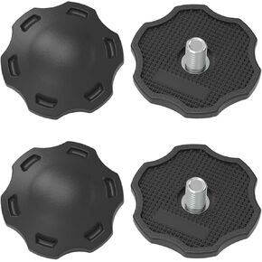 4PCS Football Helmet Thumb Screws Compatible Riddell SpeedFlex Football Helmet Chin Strap Stabilization Accessories to Reduce Head Injuries Youth Football Chin Strap Thumb Screws