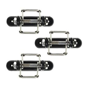 Electric Fence Tape Corner or Ends Insulator with Buckles, Wood Post Tape Connector with Screw for Polytape up to 40mm. (6)
