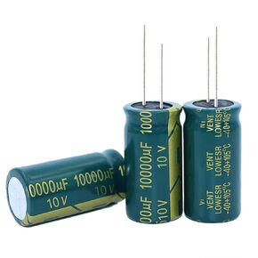 5 PCS 35V 10000UF Electrolytic Capacitor, High Frequency Aluminum Electrolytic Capacitors for Refrigerator, TV, LCD Monitor