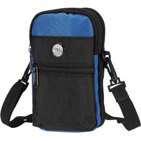 PATIKIL Small Crossbody Bag, Multifunction Phone Bag Shoulder Waist Bag Diagonal Cross Bag for Travel, Business
