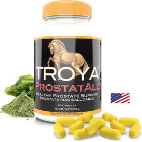 PROSTATALL TROYA Prostate Health Supplement - Advanced Formula Saw Palmetto with Zinc, Stinging Nettle & Pumpkin Seed Extract - Prostate Health for Men - Effective Natural DHT Blocker Supplement