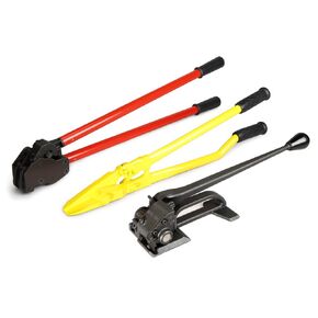 IDL PACKAGING Teknika MUL-16 Heavy Duty Sealless Combination Tool for Steel Strapping, Adjustable for 1/2" and 5/8" Strap Width