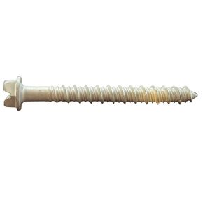 Qty 40 Ultracon+ Concrete Screw Anchor 1/4" X 2 1/4" Light/Medium Duty, White