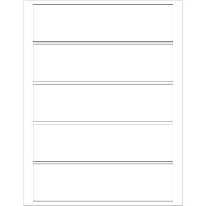 BOX USA BLL133 Tape Logic Rectangular Laser Labels, 7 1/2" x 2", 7.5" Width, 2" Height, White (Pack of 500)