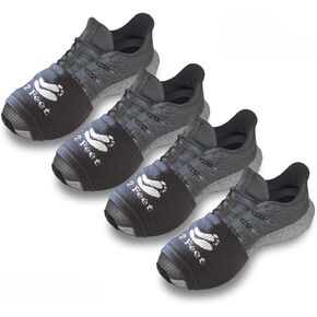Socks for Dancing on Smooth Floors, Dance Socks Over Sneakers, Smooth Pivots and Turns on Wood Floors, 4 Pairs Pack