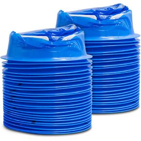 30 Pack Emesis Bags, 1000 ml Blue Vomit Bags for Morning Sickness, Portable Nausea Bags for Pregnant Travel Motion Sickness
