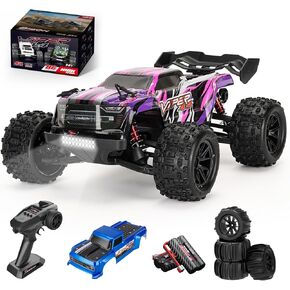 Brushless Fast RC Cars - 1/16 High Speed Remote Control Off-Road RC Drift Car, 4X4 RTR All Terrains RC Monster Truck, Hobby Electric Vehicle Car Gift for Adults Boys(S909)