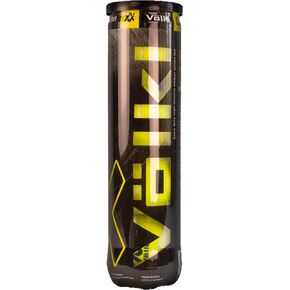 Volkl 4 Pack Tennis Balls, yellow