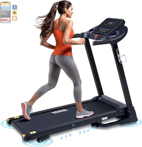 Treadmills for Home 300 lbs Capacity, 4 Level Incline Treadmill, 8 MPH Speed, 2.5 HP Running Threadmills Machine for Home in Saudi Arabia