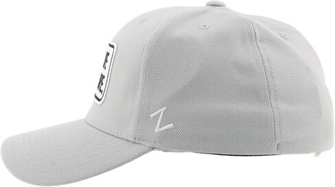 قبعة ZHATS الرجالية القياسية المرخصة رسميًا من الرابطة الوطنية لرياضة الجامعات (NCAA) ZH Patch Defer رمادي فاتح، رمادي، متوسط in Saudi Arabia