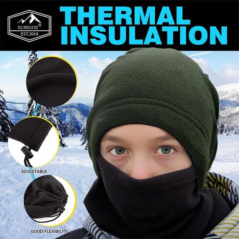 Winter Neck Warmers Fleece Neck Gaiter Windproof Face Covering Balaclava Scarf Mask for Ski Motorcycle in Saudi Arabia