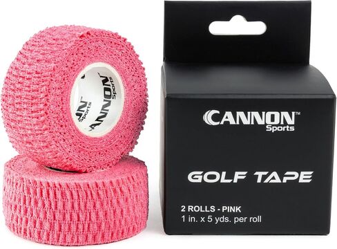 2 Pack Golfers Tape for Fingers and Hands | 1" x 5 Yards All Weather Blister Protection Non-Sticky Tape (Black, 2 Pack) in Saudi Arabia
