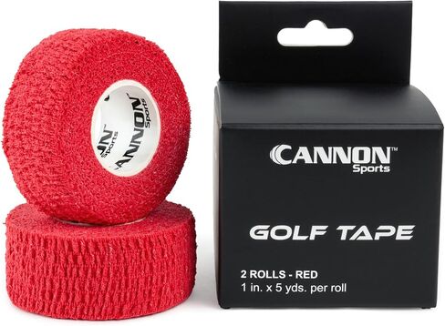 2 Pack Golfers Tape for Fingers and Hands | 1" x 5 Yards All Weather Blister Protection Non-Sticky Tape (Black, 2 Pack) in Saudi Arabia