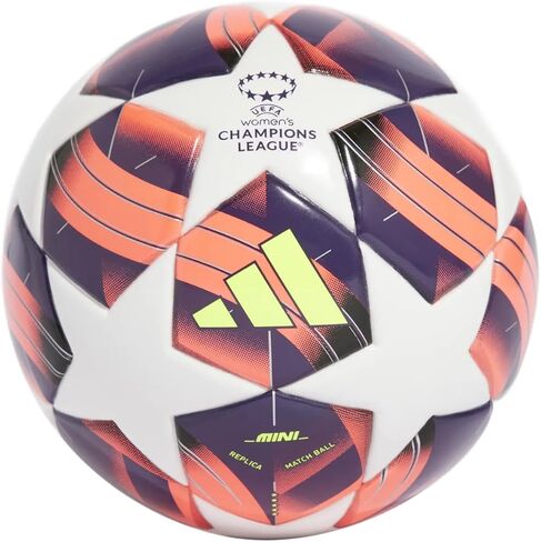 adidas Unisex-Adult WUCL Mini Soccer Ball, White/Aurora Black/Turbo/Silver Metallic, 1 in Saudi Arabia