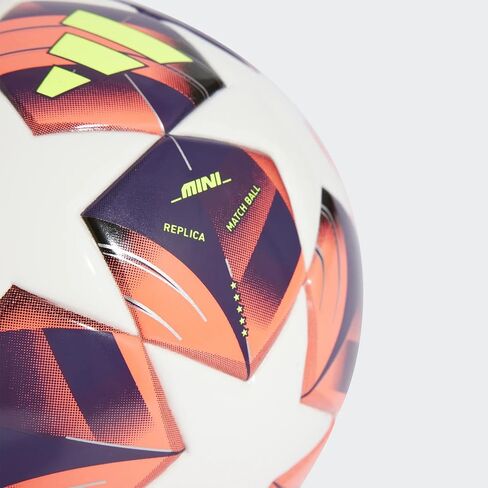 adidas Unisex-Adult WUCL Mini Soccer Ball, White/Aurora Black/Turbo/Silver Metallic, 1 in Saudi Arabia