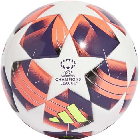 adidas Unisex-Adult WUCL Mini Soccer Ball, White/Aurora Black/Turbo/Silver Metallic, 1 in Saudi Arabia