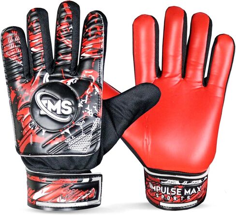 Premium Goalkeeper Gloves for Youth | Quality Latex Palm & Back Hand | Superior Grip, Impact Absorption, Comfort, and Durability in Saudi Arabia