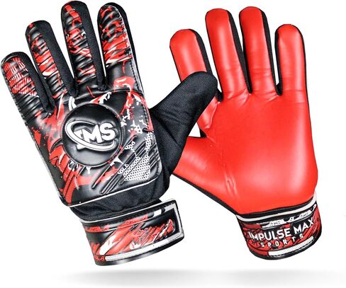 Premium Goalkeeper Gloves for Youth | Quality Latex Palm & Back Hand | Superior Grip, Impact Absorption, Comfort, and Durability in Saudi Arabia