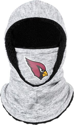 FOCO NFL unisex-child Heather Grey Big Logo Hooded Warm Fleece Lined Balaclava in Saudi Arabia