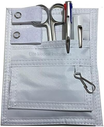 EMI Nurse Purple Pocket Organizer 4 Piece KIT - Pocket Organizer, Lister Bandage Scissor, LED Pupil Gauge Penlight, and Chart Pen in Kuwait