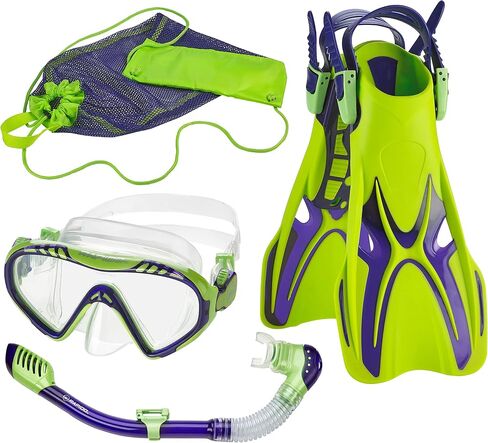 Phantom Aquatics Rapido Boutique Collection Sunshine Junior Mask Fin Snorkel Set in Kuwait