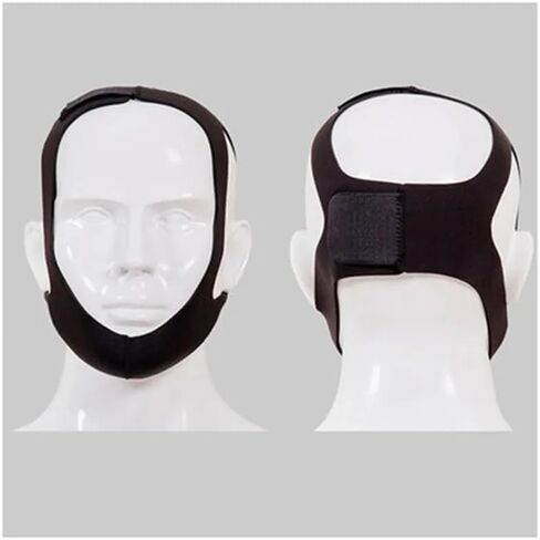 Anti Snoring Chin Strap | Anti-Snoring Chin Strap for Better Sleep | Adjustable and Comfortable Snore Stopper for Men & Women | Itch-Free Fabric, Keeps Mouth Closed, Enhances Sleep Quality in Saudi Arabia