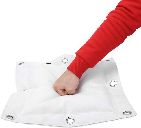 حقيبة الرمل الفارغة المصنوعة من القماش الكتاني من Wing Chun، هدف مع سحاب للملاكمة Muay Thai Sanda لطلاب Wing Chun أو Kung Fu (L) in Kuwait