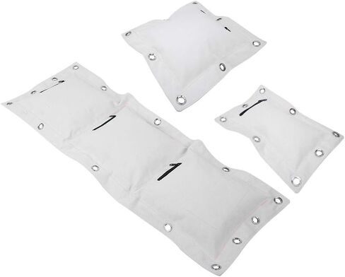 حقيبة الرمل الفارغة المصنوعة من القماش الكتاني من Wing Chun، هدف مع سحاب للملاكمة Muay Thai Sanda لطلاب Wing Chun أو Kung Fu (L) in Kuwait