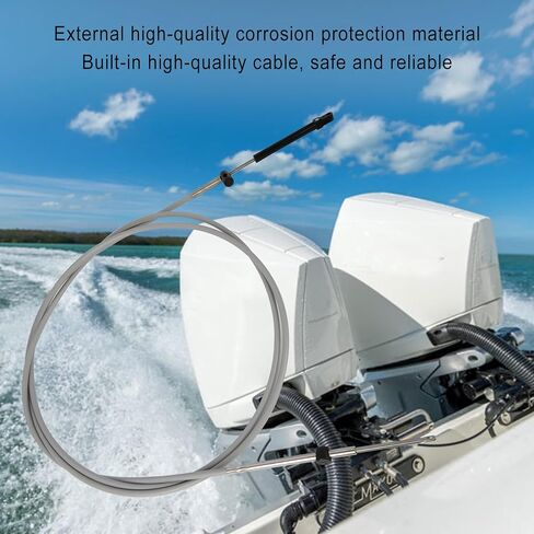 12FT Control Cable CC17912 Fit for Mercury Mariner Engines, Boat Engine Control Cable 12 feet in Kuwait