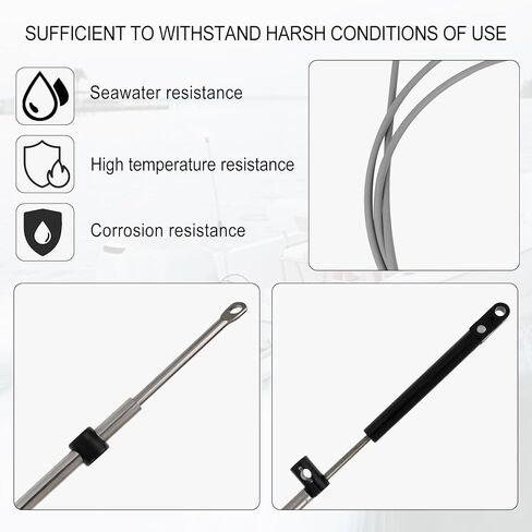 12FT Control Cable CC17912 Fit for Mercury Mariner Engines, Boat Engine Control Cable 12 feet in Kuwait