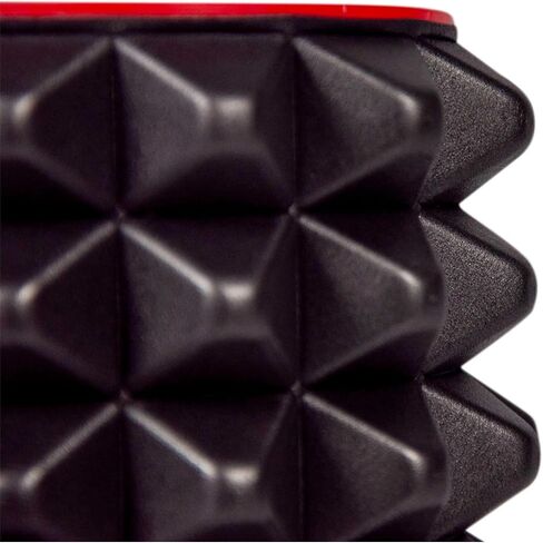 Acupoint Foam Roller - 12", High-Density EVA Foam Roller for Deep Tissue Massage, Back Pain, Yoga, and Physical Therapy - Black and Red in Saudi Arabia