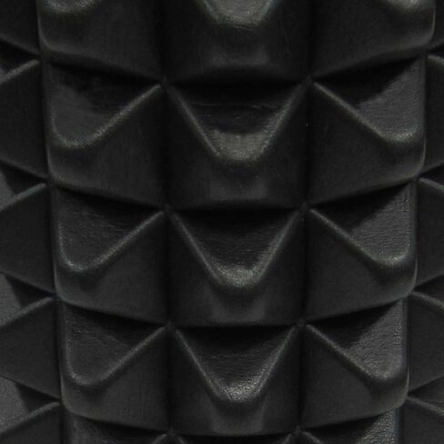 Acupoint Foam Roller - 12", High-Density EVA Foam Roller for Deep Tissue Massage, Back Pain, Yoga, and Physical Therapy - Black and Red in Saudi Arabia